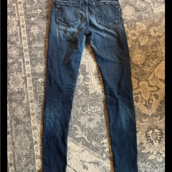 Buckle Black Skinny Jeans Women’s 26x34 Blue Fit No. 53 Stretch Dark Wash Denim - Picture 5 of 10